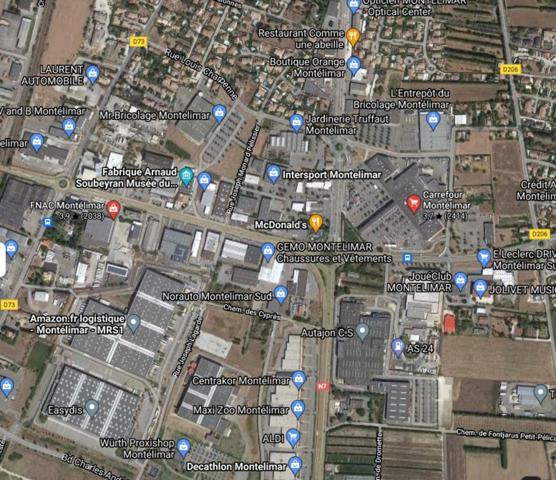 Montelimar zone d'activité sud, grande surface prêt à porter