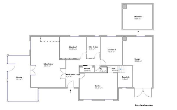 Maison 4 pièces - 100 m² Exclusivité efficity