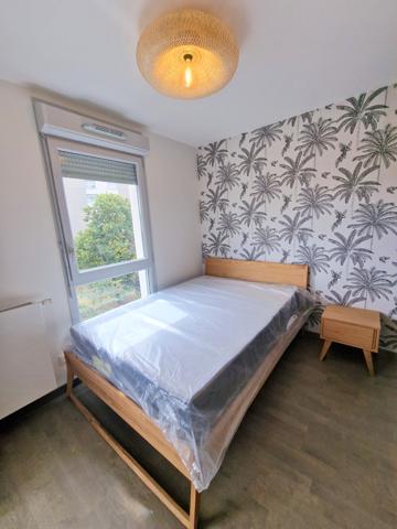 Saint-Priest (69800) Coquet T2, meublé dans un immeuble neuf , balcon + Box fermé- DISPONIBLE fin février !