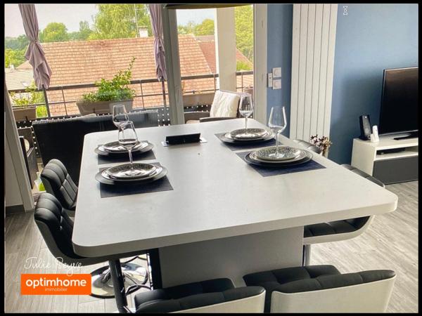 A louer ORNEX , superbe appartement T3 de 82m² meublé avec terrasse et garage