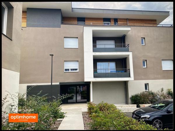 A louer ORNEX , superbe appartement T3 de 82m² meublé avec terrasse et garage