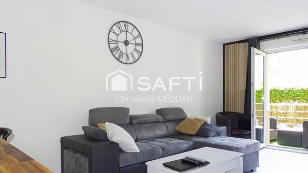 Appartement 2 pièces en RDC 48m² avec terrasse