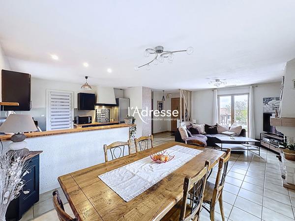 l'Adresse Immobilier - Cornebarrieu - Maison T6 de 140m² avec véranda et garage