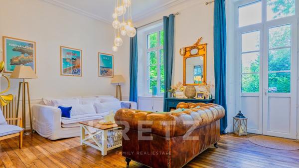 Dinan – Exceptionnelle Maison de Maître en pierre avec jardins et garage