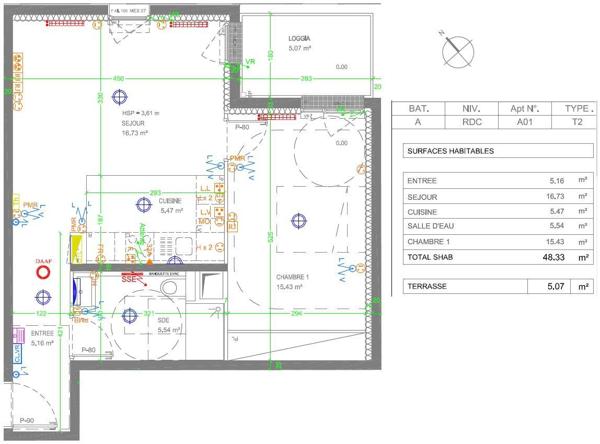 Location appartement 2 pièces 49 m² Bagnolet