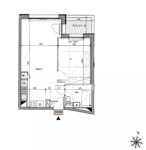 Appartement 2 pièces St Marc!