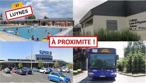 Terrain à Batir à vendre à Luynes dans l'Indre-et-Loire (37230), ref : 999/3641