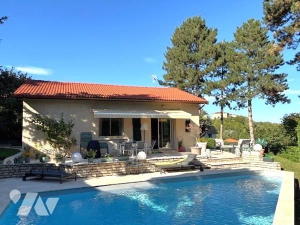 EXCLUSIVITE sur les hauteurs de VERNAISON belle maison de plain-pied de 125 m²