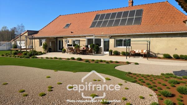 Longère 7 pièces sur terrain de 6841 m² à vendre proche de CHALON SAONE(71)