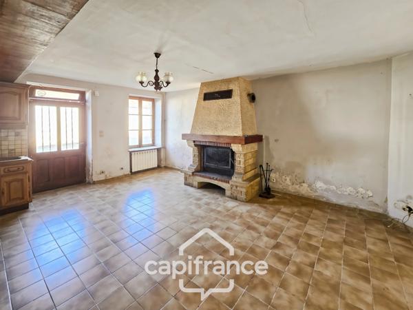 Dpt nièvre (58) - CHATILLON EN BAZOIS - Maison à vendre 3 pièces– 65 m² – Garage – Terrain clos 497 m²