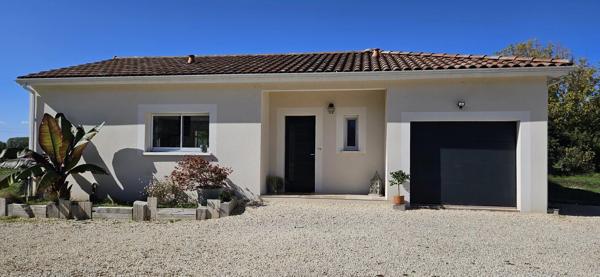 Maison contemporaine récente, 106m2 proche Bergerac
