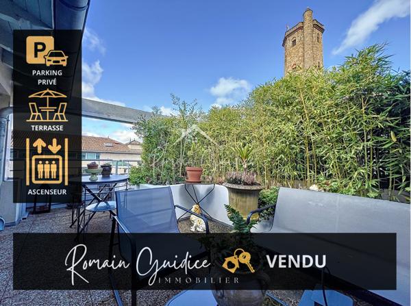 Millau (12100) DUPLEX TYPE 3 DE 71 M² AVEC TERRASSE ASCENSEUR ET PLACE DE PARKING PRIVÉE