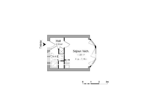 Location Studio 18.82 m² - 3 PLACE DU CYGNE Strasbourg 67000