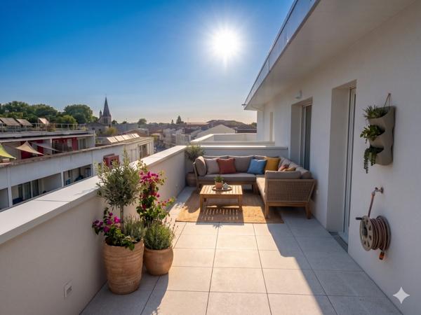 Deux Terrasses Rares au Dernier Etage