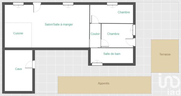 Immeuble à vendre 156 m² Beaumont-Louestault