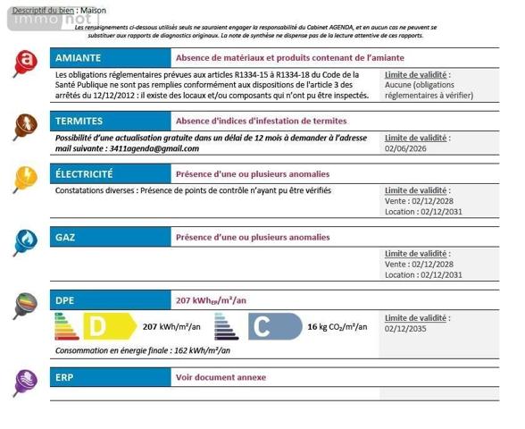Maison à vendre à Bédarieux dans l'Hérault (34600), ref : 34074-219