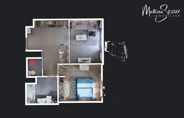 Appartement à vendre 2 pièces THURINS (69)