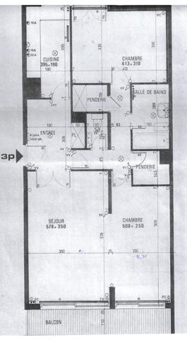 Boulogne-Billancourt (92100) Grand 3 pièces avec 2 balcons