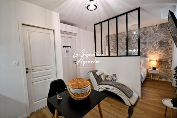 À VENDRE – CONCEPT CLÉ EN MAIN : STUDIO & SPA PRIVATIF AU CŒUR D’AGEN