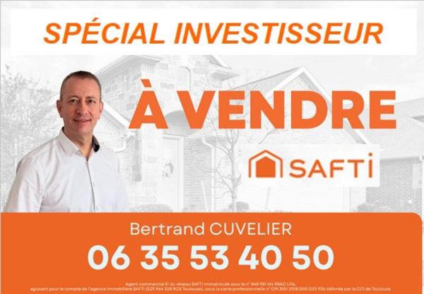 SPÉCIAL INVESTISSEUR - maison 85 m² - 3 ch - DPE = D - louée 750 € / mois