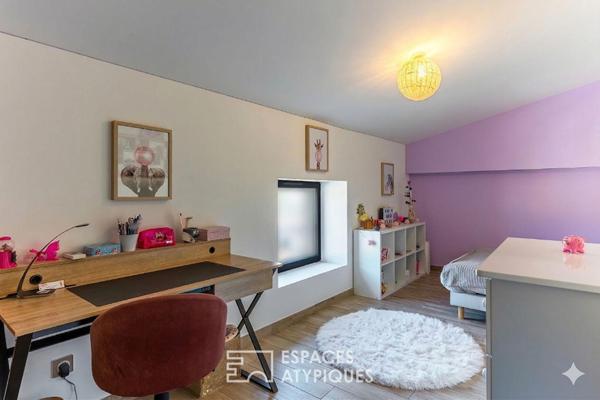 Écrin contemporain sur les remparts d’Étoile-sur-Rhône