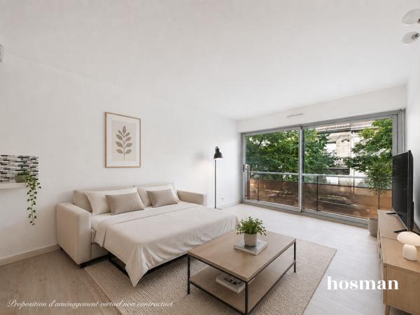 Superbe appartement 1 pièce / Studio de 24 m² avec balcon - Cours De L'Yser, Bordeaux
