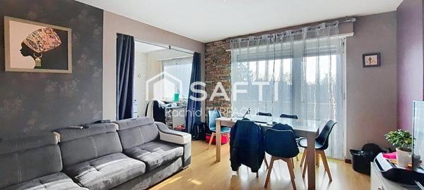 Appartement lumineux avec grand balcon et vue dégagée sans vis-à-vis !