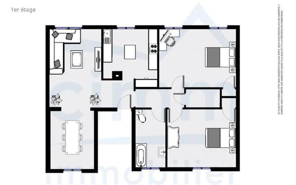 Appartement à louer    3 pièces •  Le Creusot