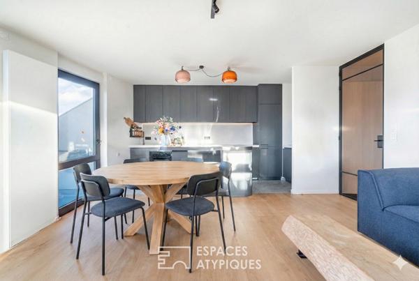 Appartement repensé par architecte avec terrasses