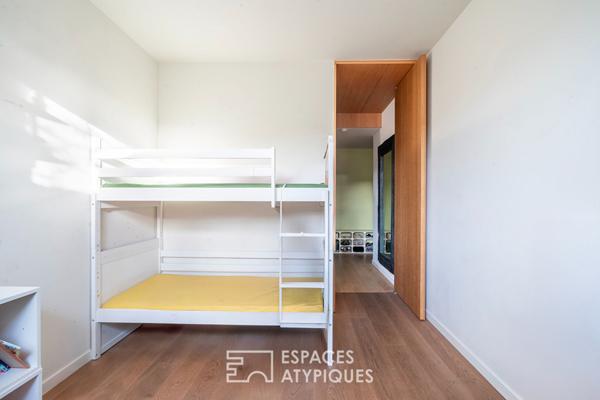 Appartement repensé par architecte avec terrasses