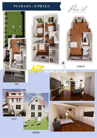 Sartrouville- Les Dix Arpents - Maison 6 pièces 111.60 m2 699 000 € **  - Référence  9602