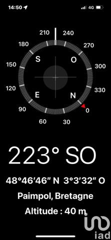 Appartement 2 pièces de 44 m² à Paimpol (22500)