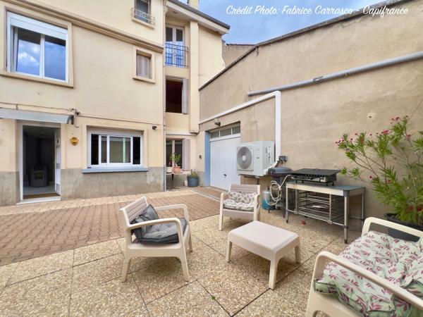 Maison à vendre 6 pièces GERZAT (63) Centre-ville Maison familiale de caractère de 145 m² avec terrasse, toit-terrasse, cuisine d'été, garage et cave voûtée