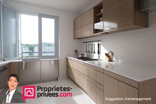 ROANNE 42300. Appartement T3-T4 , 69 m² avec balcon et cave