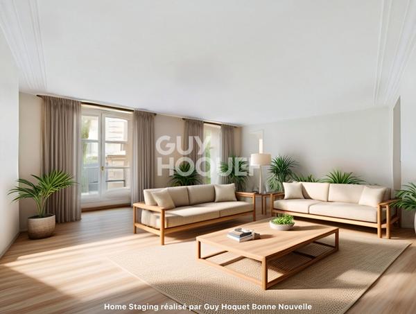 3 pièces - Métro Bonne Nouvelle