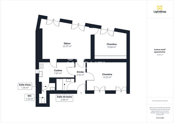 3 pièces - Métro Bonne Nouvelle