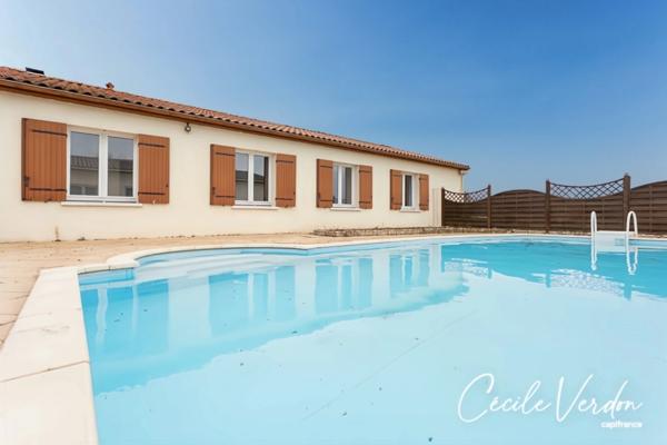 Maison 7 pièces avec piscine et dépendance à vendre à LAMONZIE SAINT MARTIN (24).