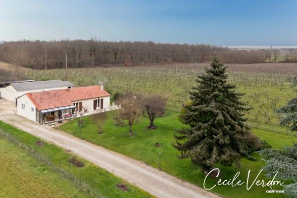 Maison 7 pièces avec piscine et dépendance à vendre à LAMONZIE SAINT MARTIN (24).