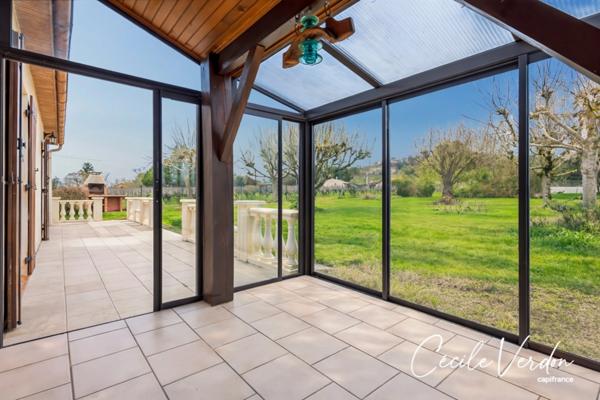 Maison 7 pièces avec piscine et dépendance à vendre à LAMONZIE SAINT MARTIN (24).
