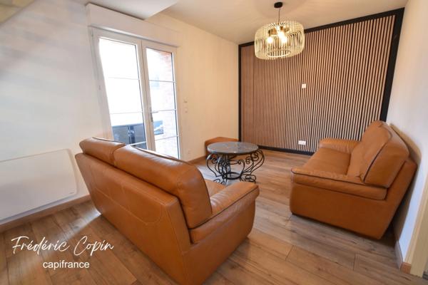 BERCK-VERTON – Maison-Duplex rénovée à neuf en 2025, grande terrasse plein sud à 3 min de Berck