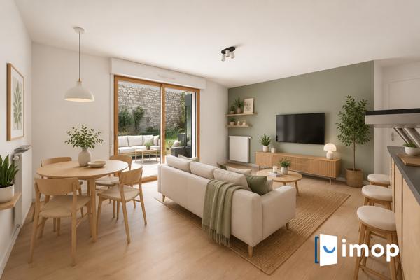À 8 min du métro : superbe 4 pièces avec jardin de 94m² et parking à Vitry-sur-Seine