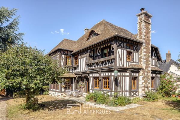Demeure anglo-normande avec maison d’amis proche du Jardin des Plantes