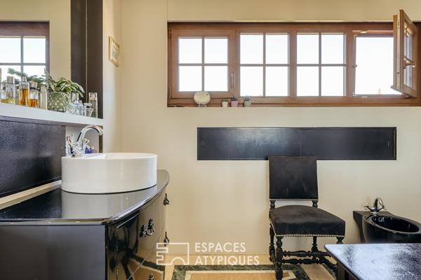 Demeure anglo-normande avec maison d’amis proche du Jardin des Plantes