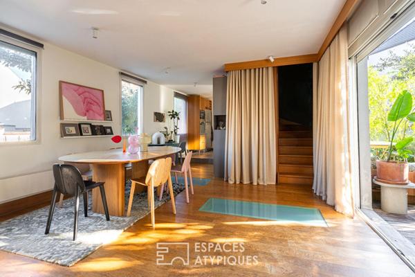Maison moderne avec extension design au cœur de la Pépinière