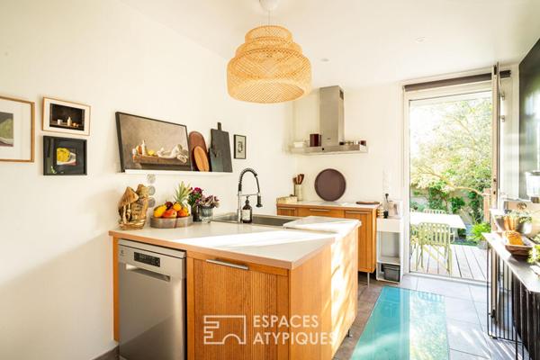 Maison moderne avec extension design au cœur de la Pépinière