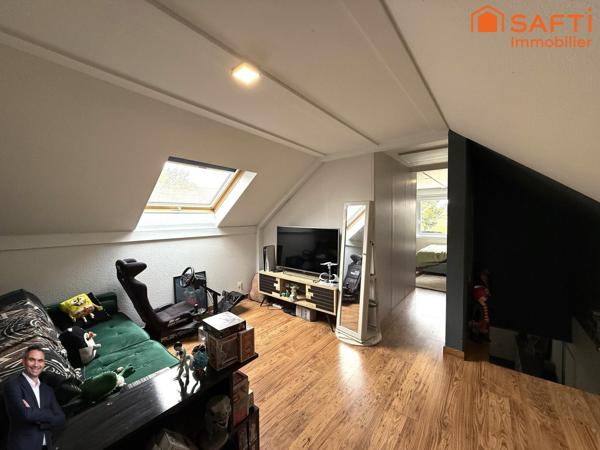 Superbe maison atypique de 3 pièces disposant d'une terrasse, d'un jardin et d'un parking !