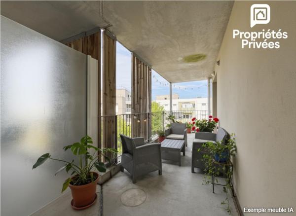 Appartement T3 avec terrasse dans une résidence sécurisée au coeur du quartier Courréjean à Villenave-d'Ornon - 63m² - 226 000