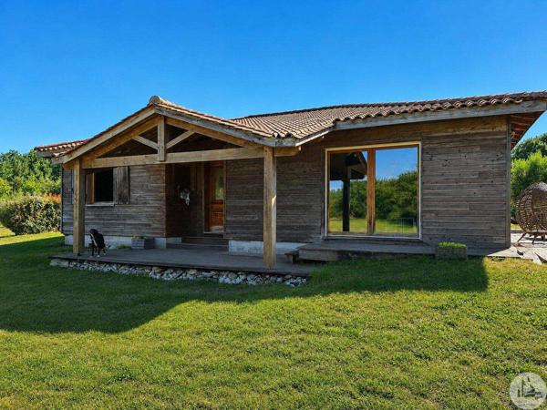 Maison en bois de plain-pied