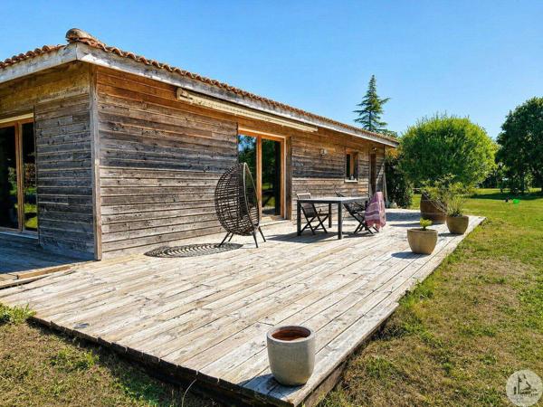 Maison en bois de plain-pied