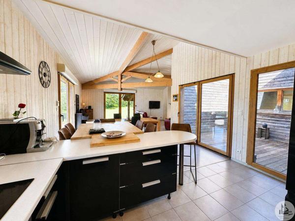 Maison en bois de plain-pied